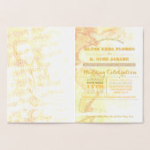 Carte Dorée passeport de mariage de destination (Intérieur)