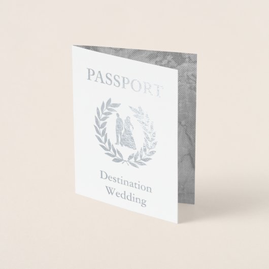 Carte Dorée passeport de mariage de destination (Devant)