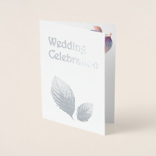 Carte Dorée Pastel Iridescente Feuille Mariage Dreamy Pastels