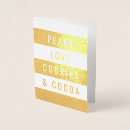 Carte Dorée Peace & Cocoa (Devant)