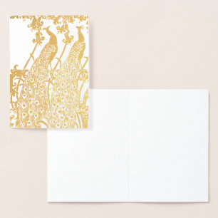 Carte Dorée Peacocks