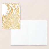 Carte Dorée Peacocks (Affichage)