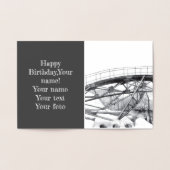 Carte Dorée Pencilart de passerelle antique Monochrome (Intérieur)