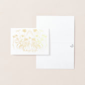 Carte Dorée Pensée fleur sauvage De Vous (Affichage)