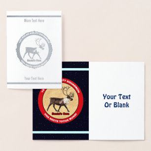 Carte Dorée Père Noël - 1er Escadron de transport aérien polai