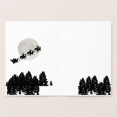 Carte Dorée Père Noël nostalgique (Intérieur)