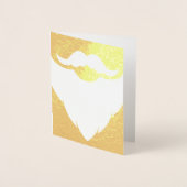 Carte Dorée Père Noël Père Noël virtuel J'espionne jeu de hash (Devant)