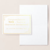Carte Dorée Personalized CA Congratulations Card  (Affichage)