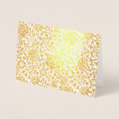 Carte Dorée Personnalisé (Devant)