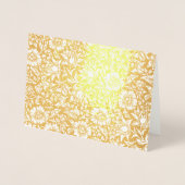 Carte Dorée Personnalisé (Devant)