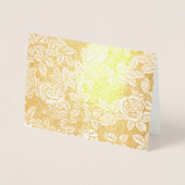 Carte Dorée Personnalisé (Devant)