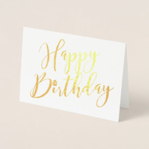 Carte Dorée Personnalisé Joyeux Cupcake anniversaire