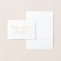 Personnalisé / Personnalisé Joyeux Anniversaire Go