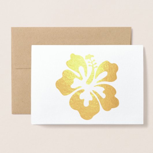 Carte Dorée Personnaliser ou Adapter (Devant avec enveloppe)