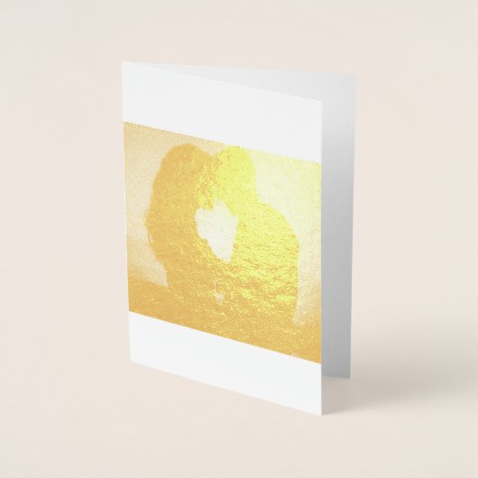 Carte Dorée Photo Anniversaire | Script (Devant)