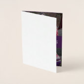 Carte Dorée Photo Collage de Purple Winter (Devant)