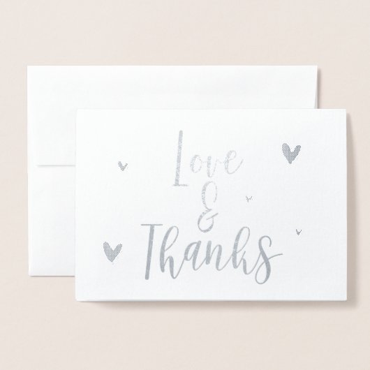 Carte Dorée photo Mariage de l'amour mignon (Devant avec enveloppe)