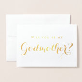 Carte Dorée Photo moderne Godmère Proposition (Devant avec enveloppe)