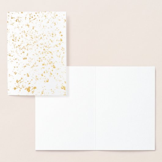 Carte Dorée Pièces d'or subtil / feuille d'argent (Affichage)