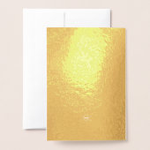 Carte Dorée Pirate Party Gold Foil Passeport (Derrière avec enveloppe)