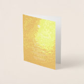 Carte Dorée PixDezines Gold Bar Mitzvah+Police moderne (Devant)