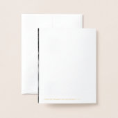 Carte Dorée PixDezines Gold Bar Mitzvah+Police moderne (Derrière avec enveloppe)