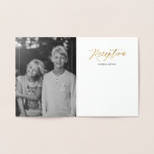 Carte Dorée PixDezines Gold B'nai Mitzvah Calligraphie moderne (Intérieur)