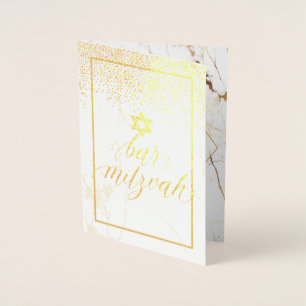 Carte Dorée PixDezines Gold Confetti/Signes de table réservés