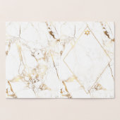Carte Dorée PixDezines Gold Confetti/Signes de table réservés (Intérieur)