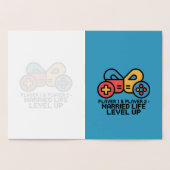 Carte Dorée Player 1 & 2 Married Gamer (Intérieur)