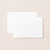 Carte Dorée Points et nom de l'huile d'or (Derrière avec enveloppe)