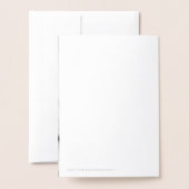 Carte Dorée Pour aimer le rire et heureux pour toujours Mariag (Derrière avec enveloppe)