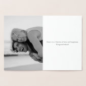 Carte Dorée Pour aimer le rire et le bonheur éternel de mariag (Intérieur)