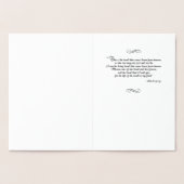 Carte Dorée Première Sainte Communion Godparent à Godson Foil  (Intérieur)