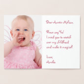 Carte Dorée Princesse a besoin d'une fée Godmère Photo Gold St (Intérieur)