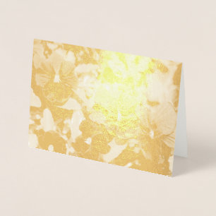 Carte Dorée Purple Pansy Get Well Card