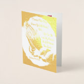 Carte Dorée "Quant à moi et ma maison (Devant)