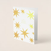 Carte Dorée Que vos journées soient joyeuses et lumineuses éto (Devant)