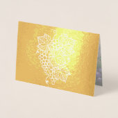 Carte Dorée Raisins sur la Vigne | Fruits Magnifiques (Devant)