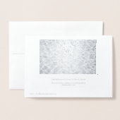 Carte Dorée Réflexions Abstraites Sur L'Eau D'Argent (Derrière avec enveloppe)