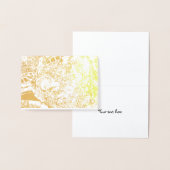 Carte Dorée Regarde D'Amour (Affichage)