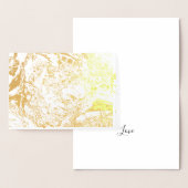 Carte Dorée Regardez l'amour doré (Affichage)