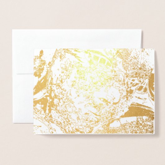 Carte Dorée Regardez l'amour doré (Devant avec enveloppe)