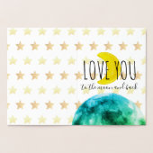 Carte Dorée Rejoignez les étoiles, aimez-vous la lune et retou (Intérieur)