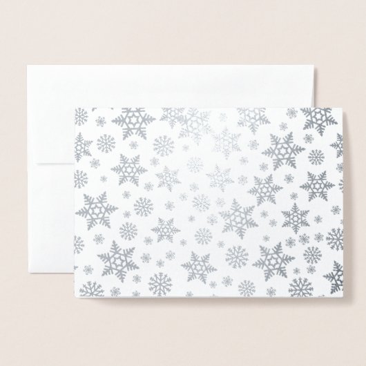 Carte Dorée Remerciement de Mariage d'Hiver Demoiselle d'Honne (Derrière avec enveloppe)