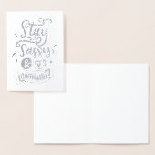 Carte Dorée Restez tranquille et affiné (Affichage)