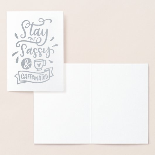 Carte Dorée Restez tranquille et affiné (Affichage)