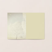 Carte Dorée Rêve d'hiver Arbre en or (Intérieur)