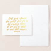 Carte Dorée Romains 5:8 (Affichage)