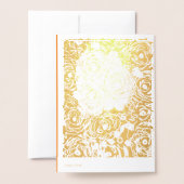 Carte Dorée Rosas (Derrière avec enveloppe)